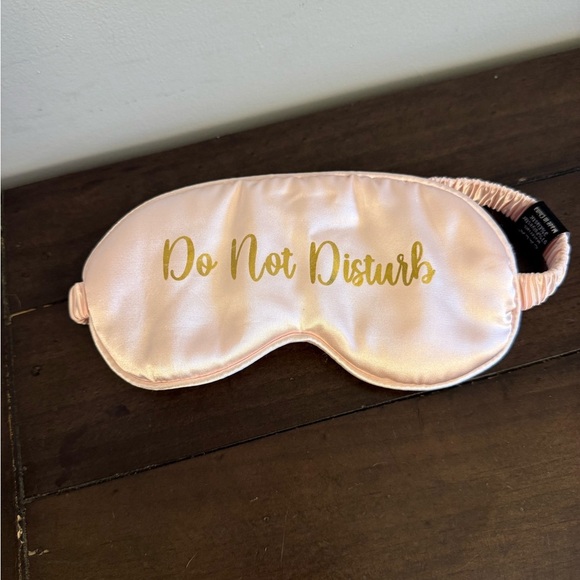 Cala Other - Silky 'Do Not Disturb' Pink Sleep Mask - Women Bath & Body